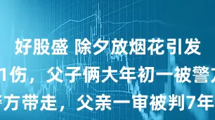 好股盛 除夕放烟花引发火灾致1死1伤，父子俩大年初一被警方带走，父亲一审被判7年赔偿270万元